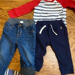Blue Denim Jeans and Navy Joggers for Kids